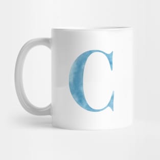 Clouds Blue Sky Initial Letter C Mug